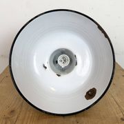 Lampe de plafond industrielle en émail noir à forme de ciseaux, années 1930