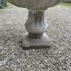 Vasque jardinière sur pied en ciment vintage 80'S