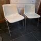 Pair of vintage Wilkhahn chairs, fibreglass shell, aluminium, 1970.