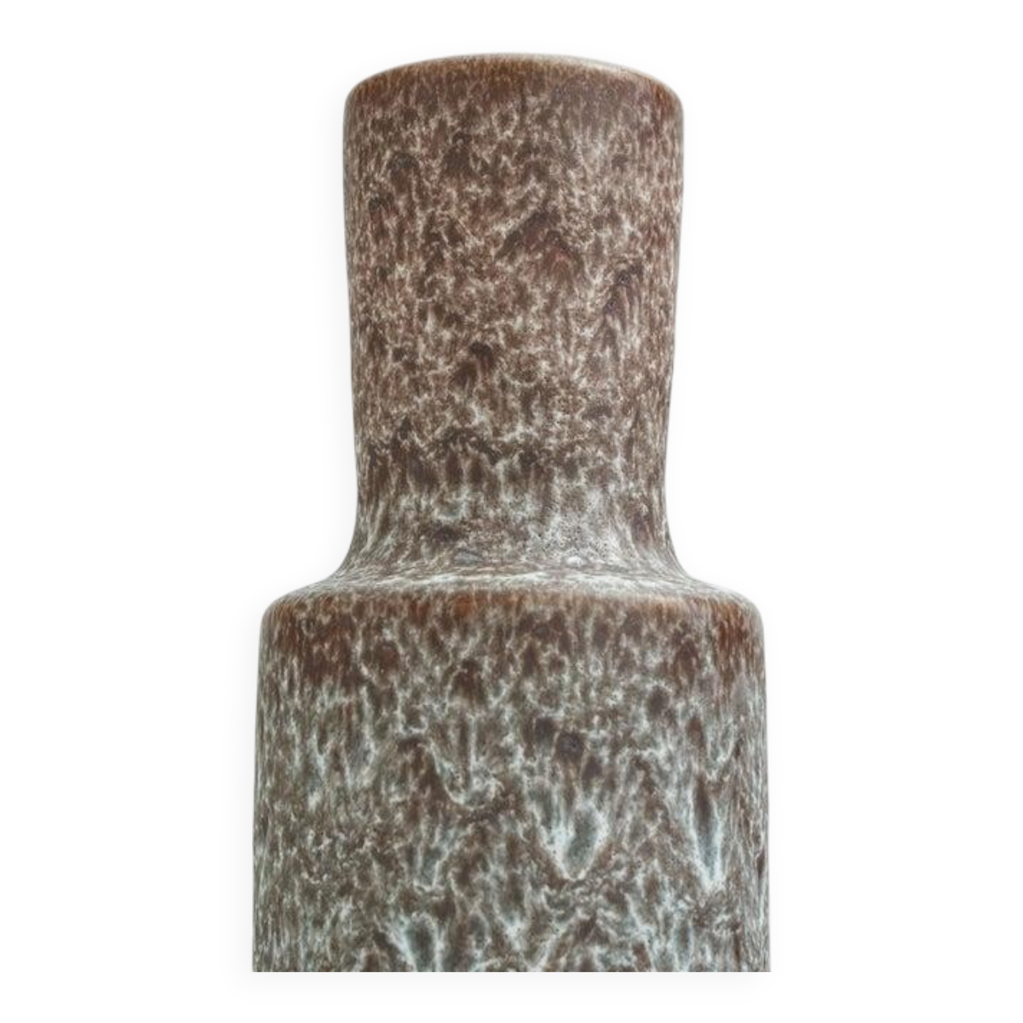Glazed volcanic ceramic vase mid-century Steuler Keramik 1960