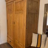 Magnificent solid oak wardrobe
