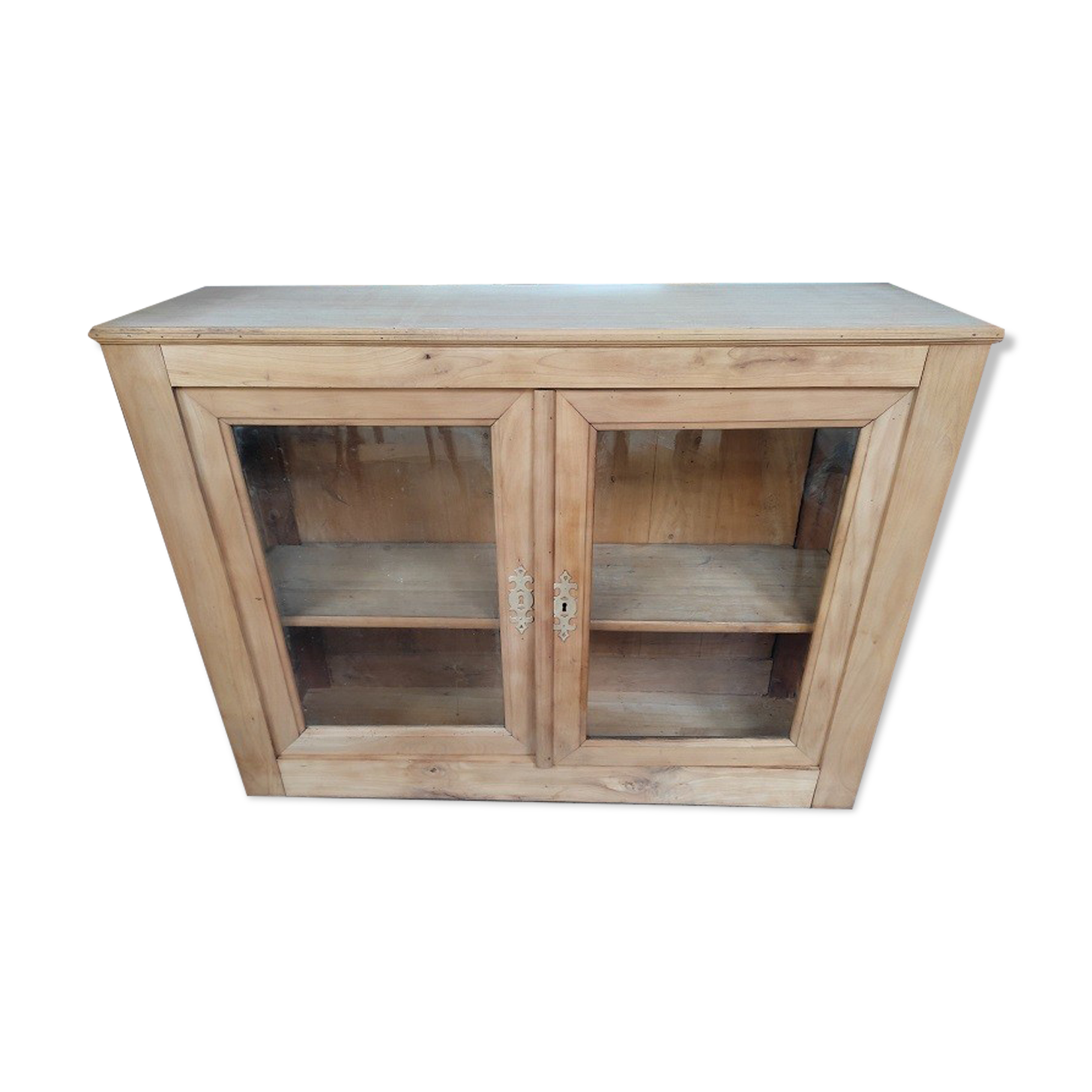 Buffet glazed solid wood Aérogommé antique