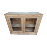 Buffet glazed solid wood Aérogommé antique