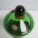Vintage green glass bathroom container
