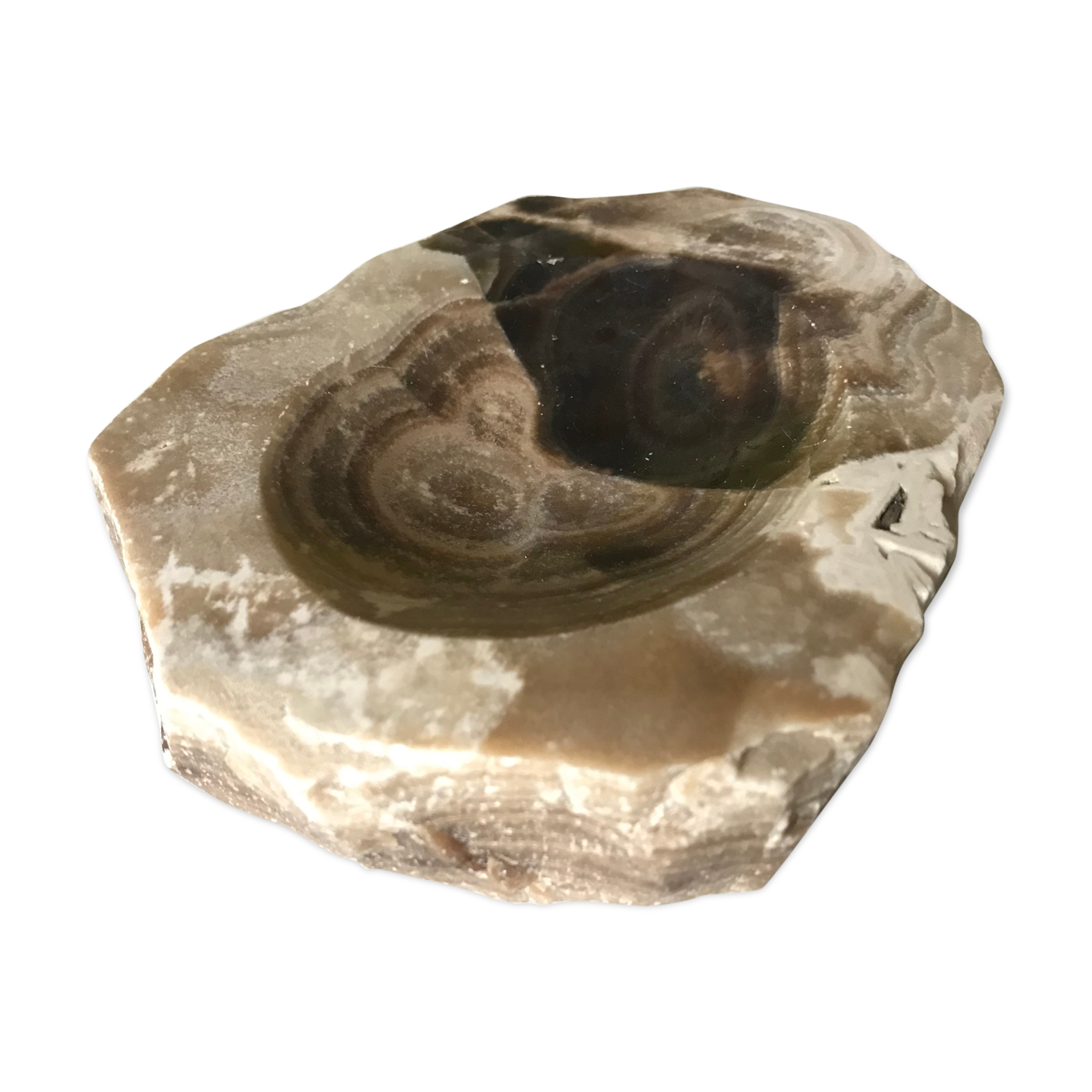 Vintage agate ashtray