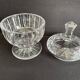 1547 Bohemian Crystal - Sugar or foot candy - Modern mid-century - Cut crystal