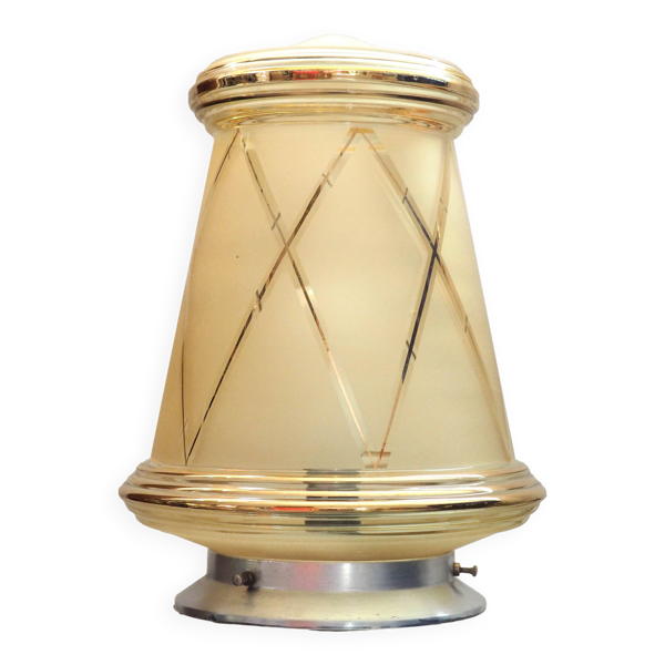 Lampe plafonnier art déco