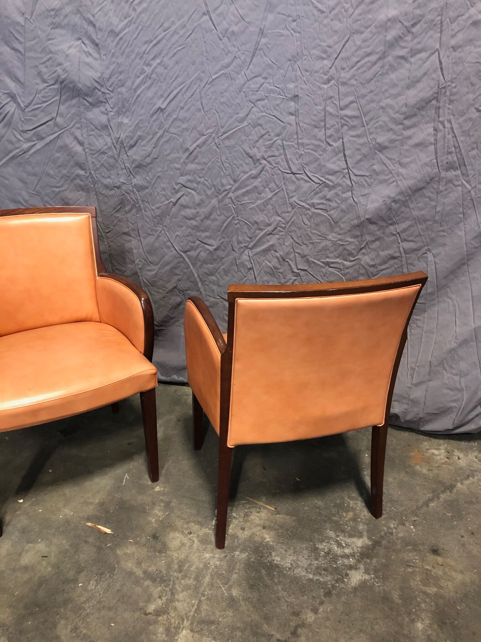 Pair of armchairs from a Dutch hotel