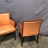 Pair of armchairs from a Dutch hotel