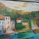 Oil on panel