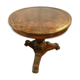 Walnut tripod guerin and walnut veneer Feet claws Solid Plateau