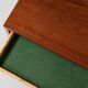 Midcentury Danish lowboard in teak with 2 sliding doors by Hundevad 1960s - 108cm