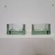 Pair of Lumax glass pockets or ashtrays from the 1960s