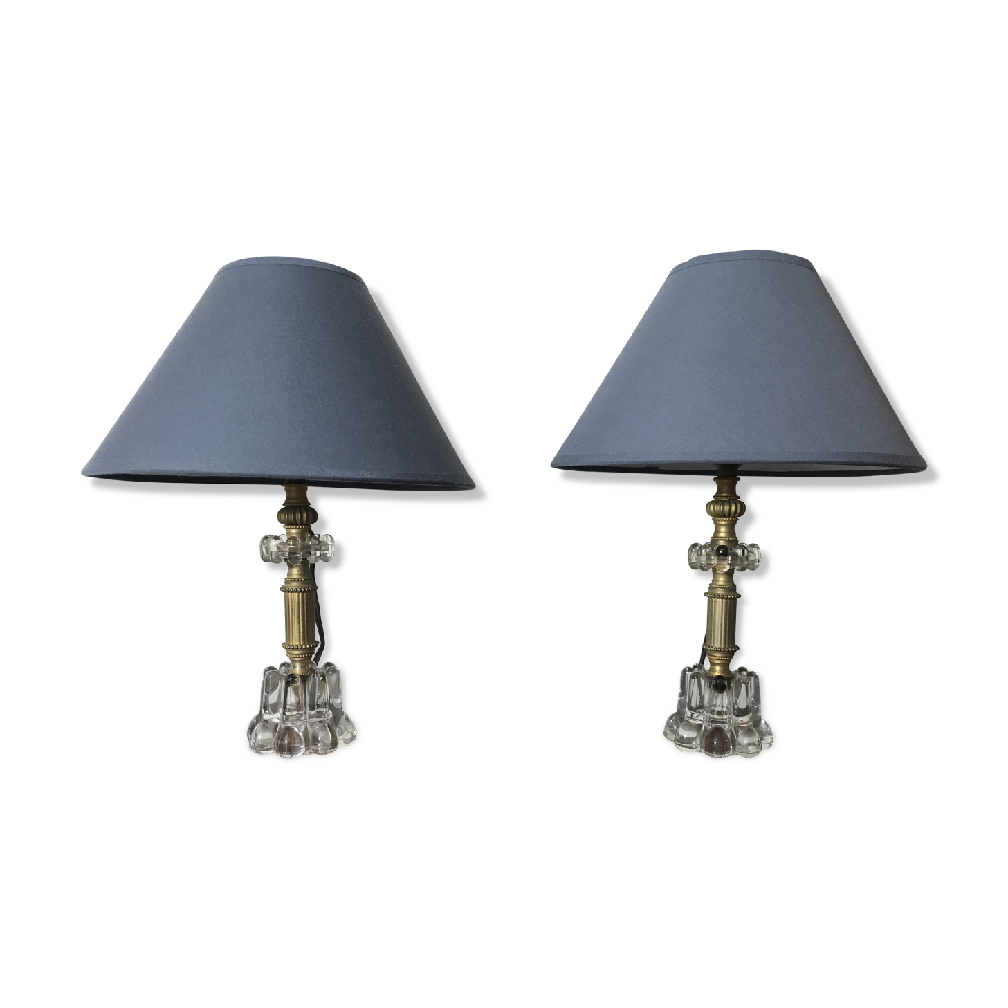 Pair of 60s bedside lamps
