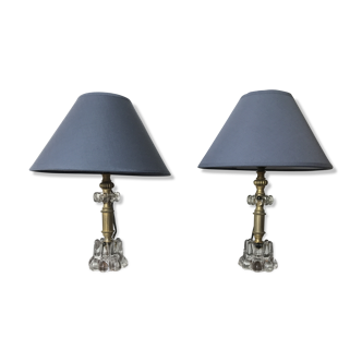 Pair of 60s bedside lamps
