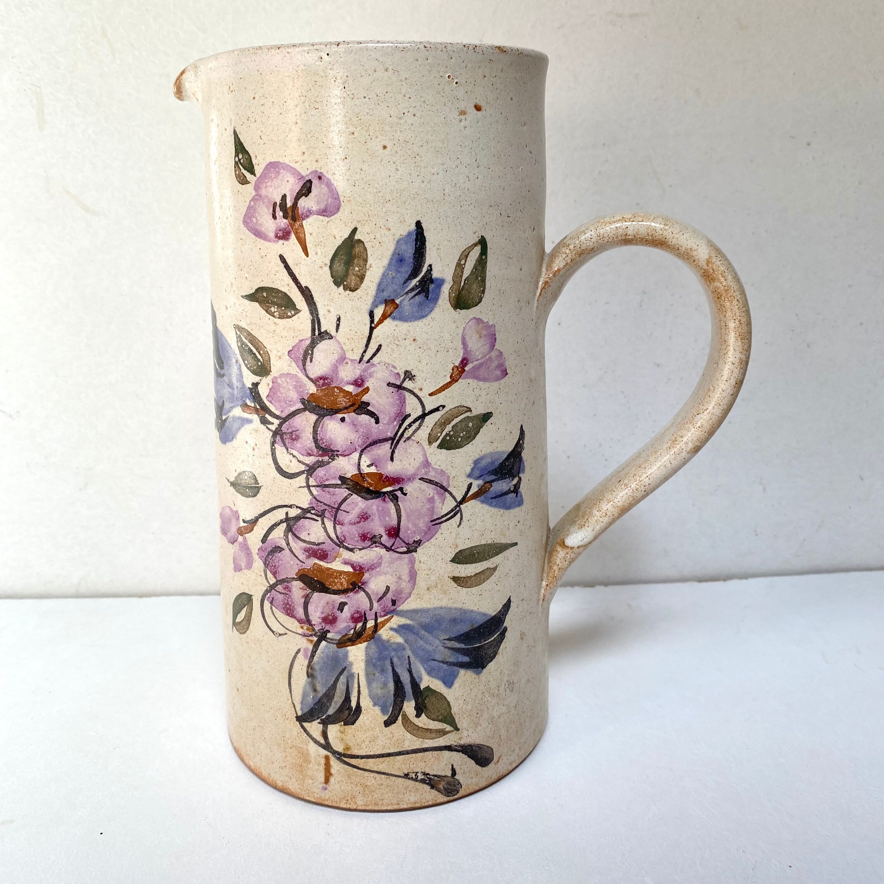Vintage stoneware pitcher