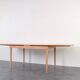 Mid-Century Danish Oak Extendable Dining Table, 1960s.