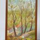 Tableau, peinture à l'huile, paysage signé