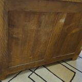 Solid walnut chest of drawers from the 1960s.