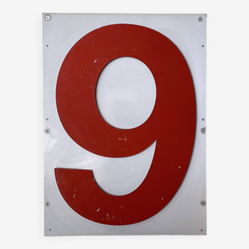 Large Train Number Sign