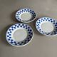 Lot de 3 petites assiettes anciennes Lunéville