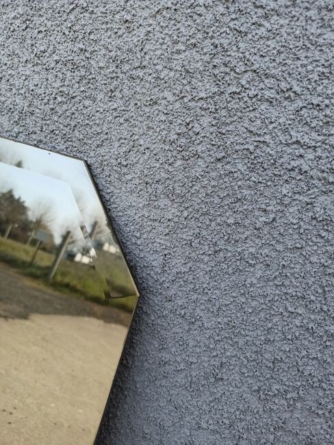 Bevelled mirror 59 X h 74cm