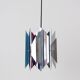 Danish vintage Divan 2 lamp by Simon P. Henningsen, Lyfa, 1962