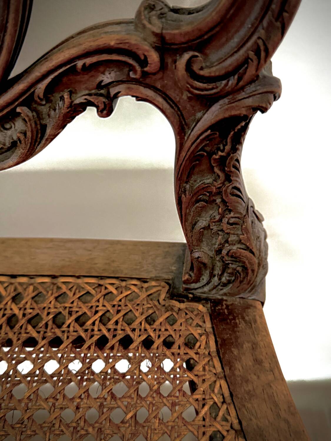 Vintage caned chair – Louis XV