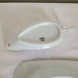 Haviland Limoges Gravy Boat and Porcelain Tray, Vintage
