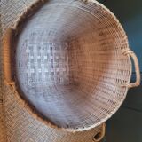 Vintage rattan basket