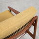 Midcentury Danish pair of easy chairs in teak by Arne Vodder for Glostrup