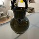 Pitcher in Provence khaki varnished clay signature Camares