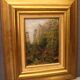 Oil painting on panel Ruggiero animated orientalist landscape Orientalism