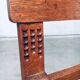 Dutch Modernist Carved Oak Side Chair, 1920s