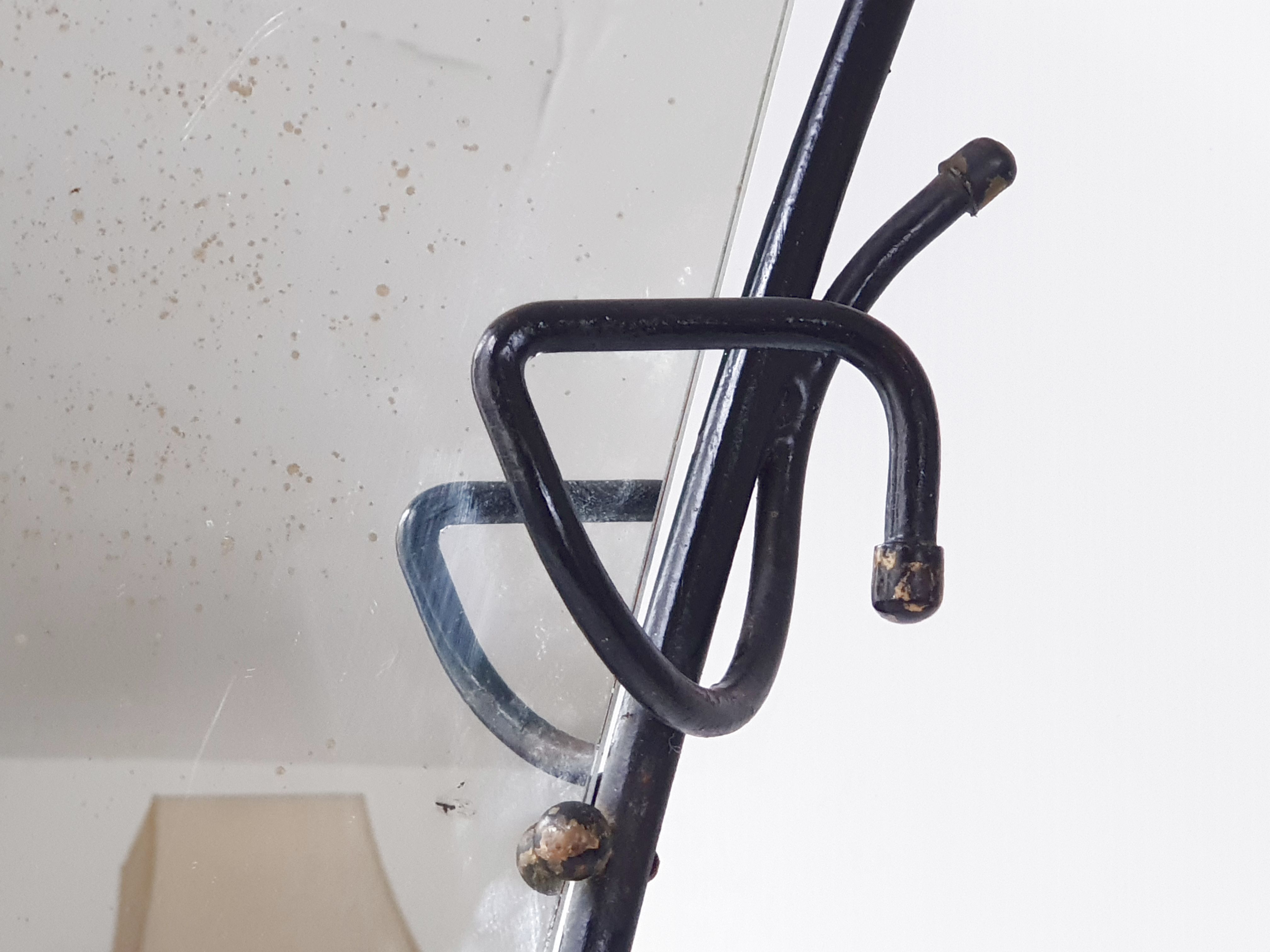 Vintage asymmetric mirror 1950