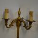 LOUIS XV style wall light in gilded bronze (the pair)