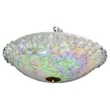 Plafonnier vintage multicolore en verre de Murano arc-en-ciel, années 1970