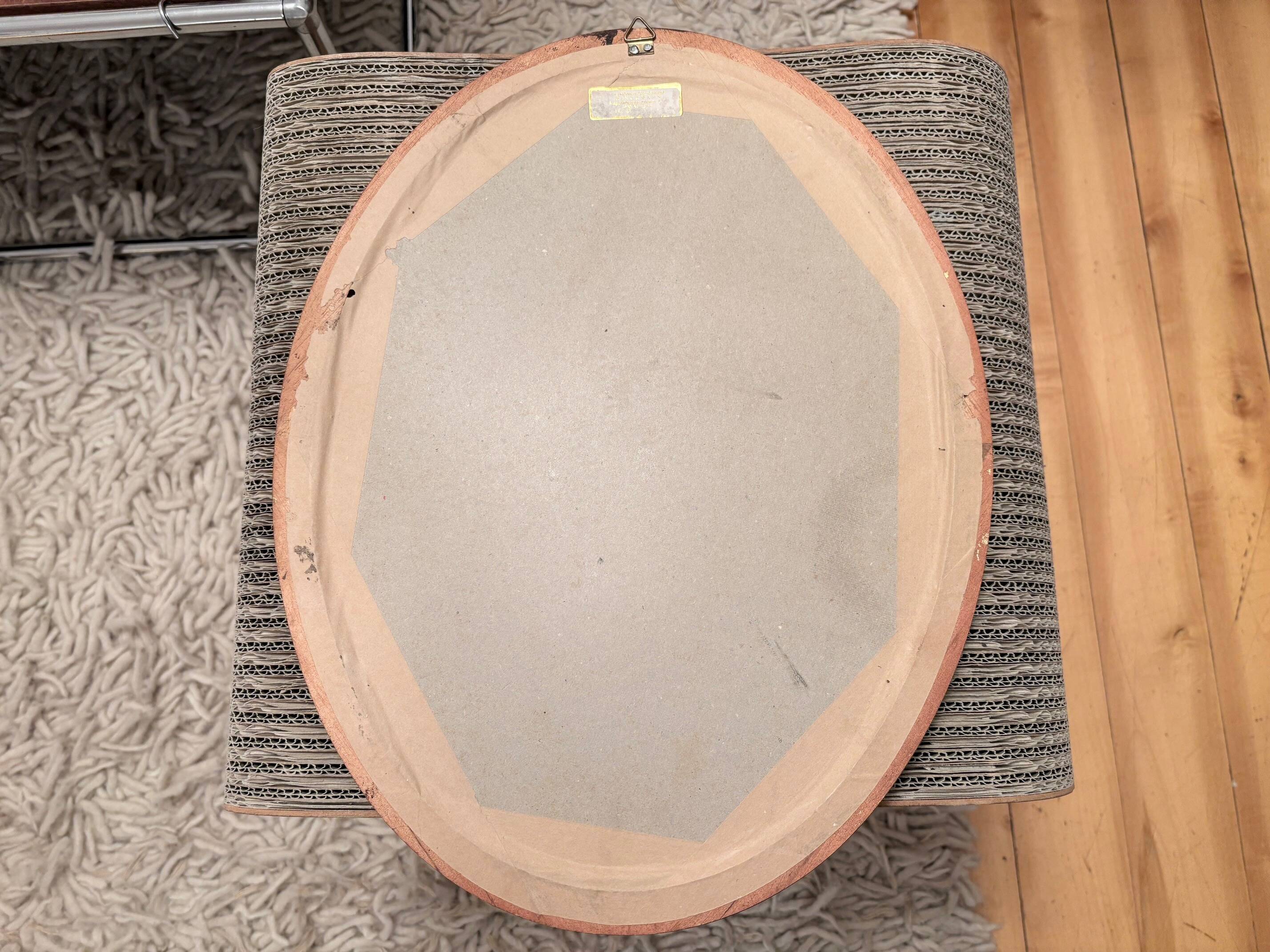 Mirror in a gilded wooden frame, Germany, 1960s