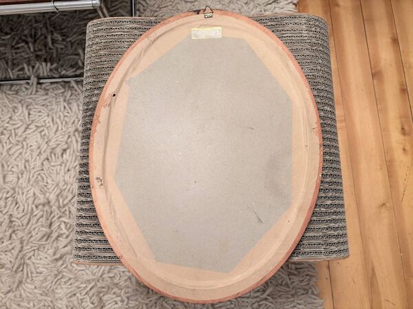 Mirror in a gilded wooden frame, Germany, 1960s