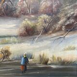 Landscape "Winter skating".