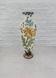 Large multicoloured floral vase in Royal Gouda Porcelain, Zuid Holland.