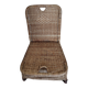 Vintage rattan folding picnic chair