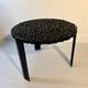 T-Table coffee table by Kartell in black, designed by Patricia Urquiola.