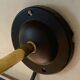 Vintage adjustable wall light – yellow metal and brass – 1960s