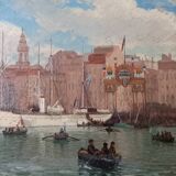 Marseille oil painting