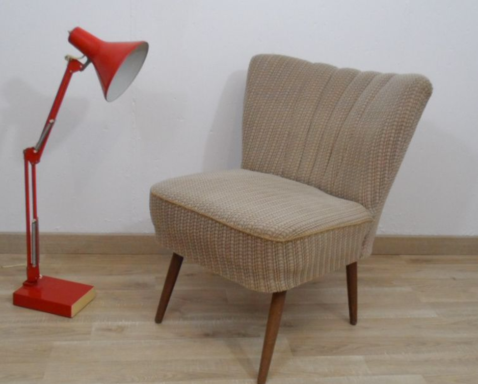 Chair grey cocktails 50's