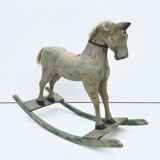 Antique Victorian Swedish Toy Horse /Hand Crafted/ Wooden /Folk Art /Decorative