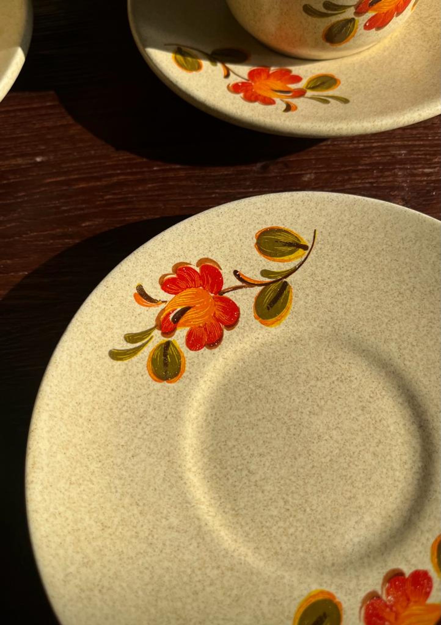 Vintage coffee service, Bergen model of the Faïences de Saint Amand