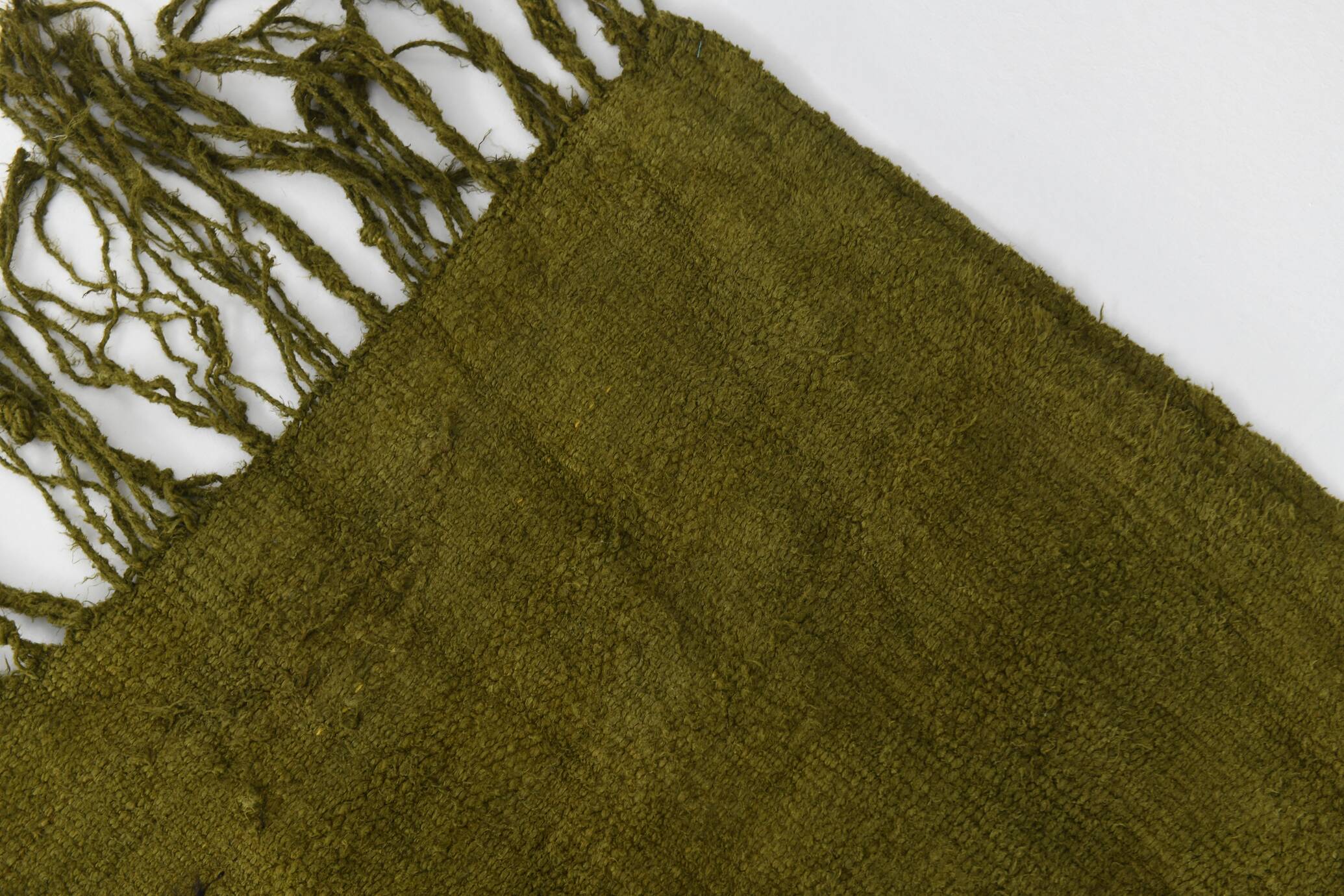 5x7 Shades Of Green Vintage Kilim Rug, 143x220Cm