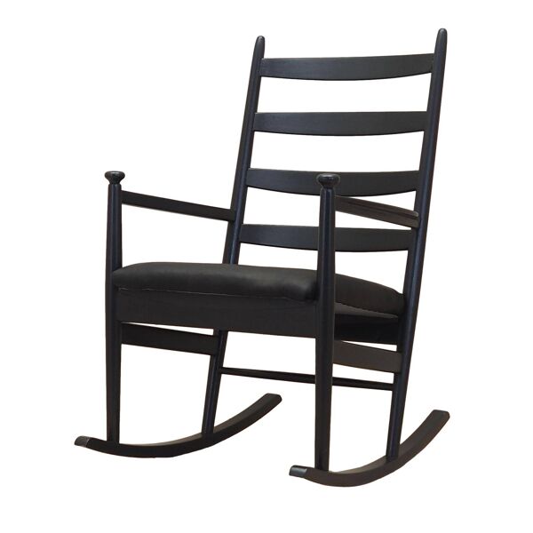 Rocking chair en hêtre, design danois, années 1970, production : Danemark
